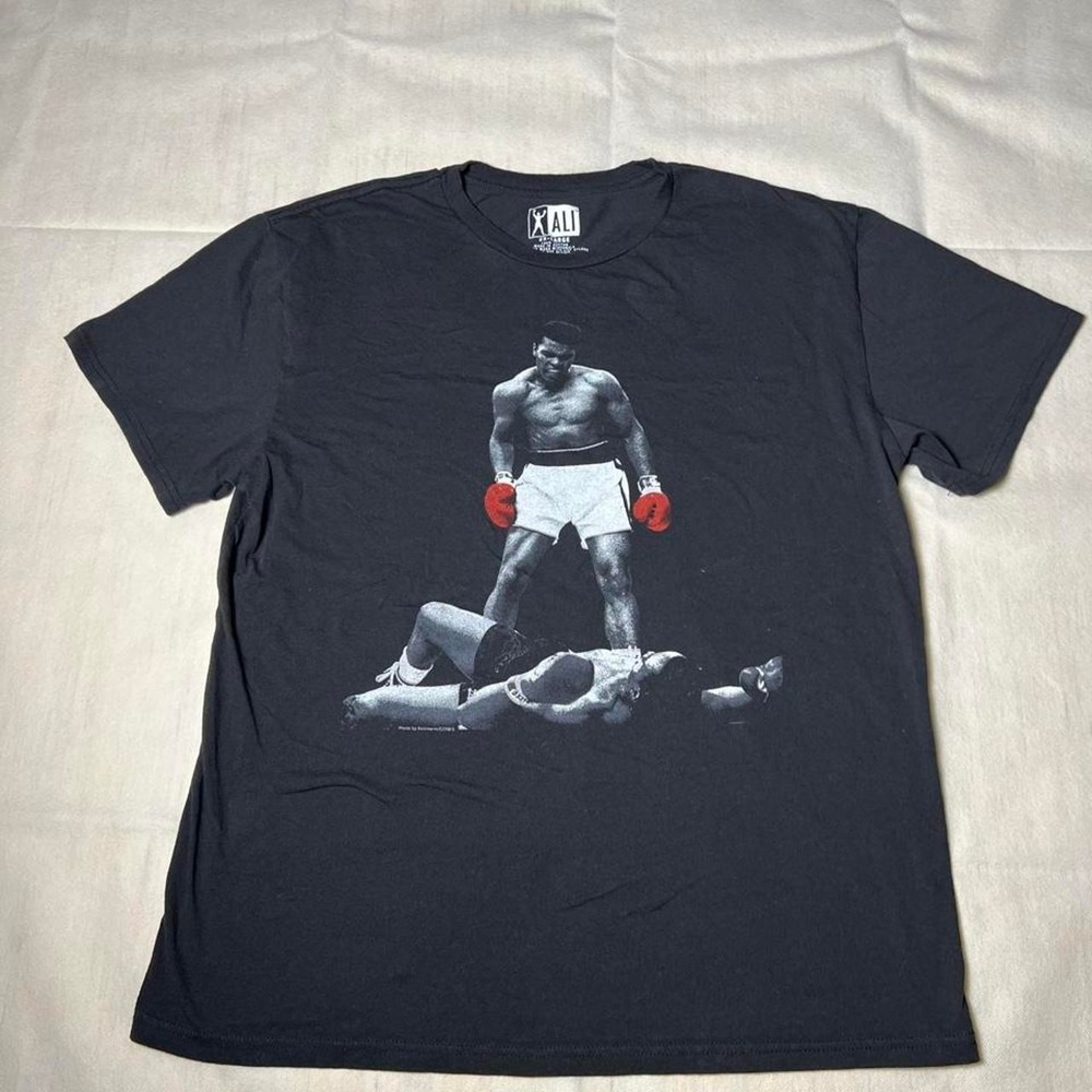 Muhammad Ali black cotton t-shirt
